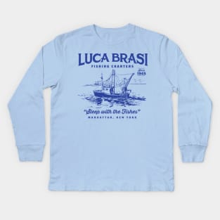 Luca Brasi Fishing Charters Kids Long Sleeve T-Shirt